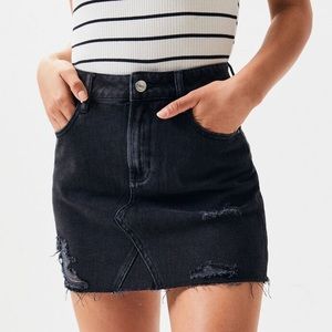 PacSun Black Denim Skirt